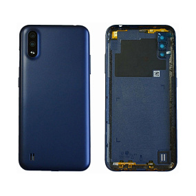 корпус для телефона Samsung A015F (A01) Задняя крышка (синий)
