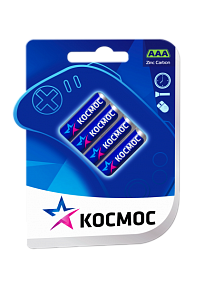 Батарейка ААА Космос R3 4BL 4/48/960 1шт 