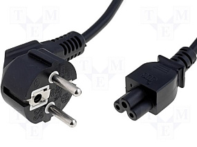 Сетевой кабель для блока питания 3pin 1.5m