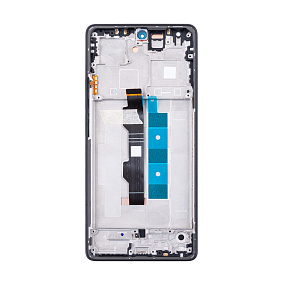 Дисплей для телефона Xiaomi Poco M6 Pro 4G (2312FPCA6G) модуль с рамкой Черный - Оригинал