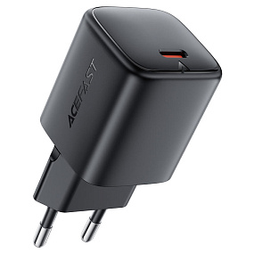 СЗУ-USB-C Acefast A119 (45W, PD, AVS, mini GaN) Черный