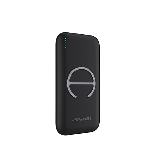 Портативное зарядное устройство Awei P21K Беспроводная зарядка 12000mAh черный