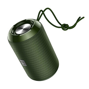 Колонка Hoco HC1 (Bluetooth/MicroSD/USB/FM/AUX/TWS) 5W темно-зеленая