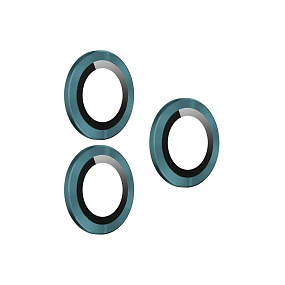 Стекло камеры iPhone 13 Pro/13 Pro Max (комплект 3 шт.) Синее