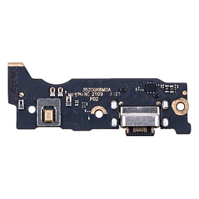 Шлейф Xiaomi Redmi Note 10 Pro плата системный разъем/микрофон - Премиум