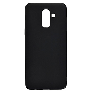 Задняя накладка для Samsung J810 Galaxy J8 (2018) пластик PC002 черный