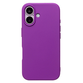 Кейс iPhone 16 Silicone Case без логотипа фиолетовый