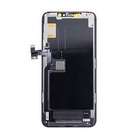 Дисплей для телефона iPhone 11 Pro Max в сборе Черный - (Hard OLED) (площадка под IC)