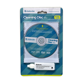 Чистящий диск CD-DVD Defender влажный