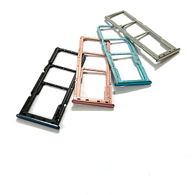 Контейнер SIM Samsung A515F/A715F (A51/A71) Голубой