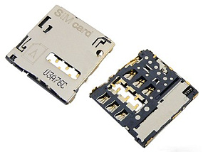 Коннектор SIM Samsung i9300/N5100/N5120/T211/T231
