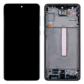 Дисплей для телефона Samsung A736B (A73 5G) модуль Черный - Оригинал