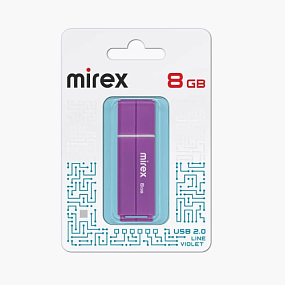 8Gb Mirex Line фиолетовая 2.0