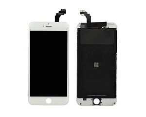Дисплей для телефона iPhone 6S Plus в сборе Белый - (Pisen)