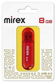 8Gb Mirex Candy красная 2.0