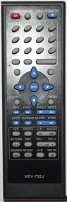 ТВ пульт MYSTERY MDV-732U (DVD)