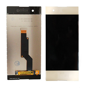 Дисплей для телефона Sony G3121/G3112 (XA1/XA1 Dual) в сборе с тачскрином Золото