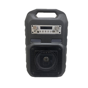 Колонка BS-10 (Bluetooth/MicroSD/USB/FM/AUX) 10W черный