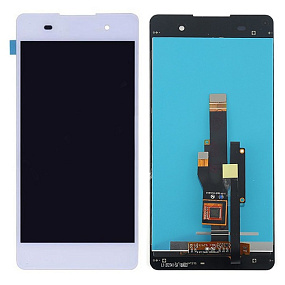 Дисплей для телефона Sony F3311 (E5) в сборе с тачскрином Белый