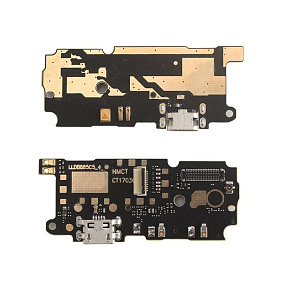 Шлейф Xiaomi Redmi Note 4 плата системный разъем/микрофон