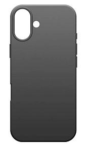 Кейс iPhone 16 Silicone Case без логотипа (№018) черный