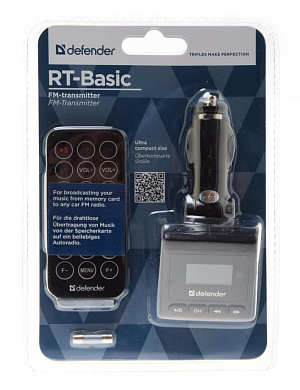 FM-модулятор Defender RT-Basic (USB, SD)