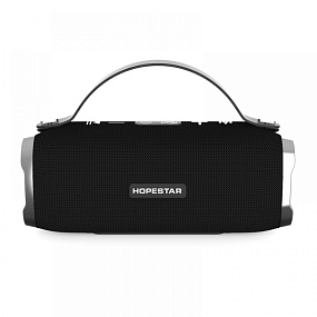 Колонка Hopestar H24 (Bluetooth/MicroSD/USB/FM/AUX/Microphone) влагозащищенная черный