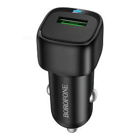 АЗУ-USB Borofone BZ34 1 выход QC3.0 черный