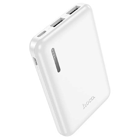 Портативное зарядное устройство Hoco J115 2USB/Micro/Type-C 5000mAh белый(УЦЕНКА)повр.упаковка
