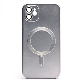Кейс iPhone 11 силикон SafeMag SM020 титан