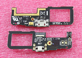 Шлейф Asus ZC451CG (ZenFone C) плата на системный разъем