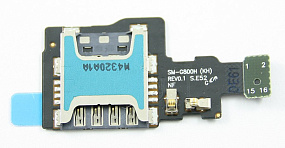 Шлейф Samsung G800H/S5 mini Duos на разъем SIM