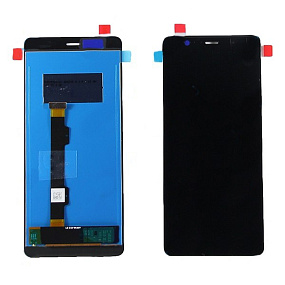 Дисплей для телефона Nokia 5.1 в сборе с тачскрином Черный