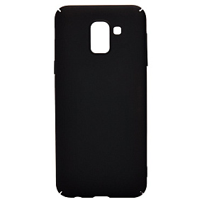 Задняя накладка для Samsung J600 Galaxy J6 (2018) PC002 пластик черный