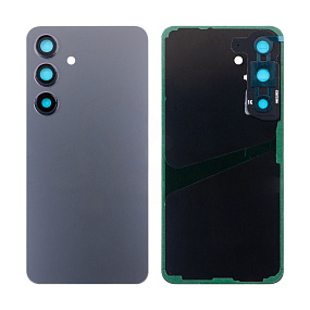 корпус для телефона Samsung S926B (S24+) Задняя крышка (Черный) - Премиум