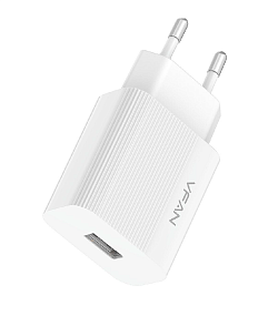 СЗУ-USB VFan E01 1 выход 2.4A белый