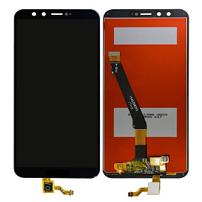 Дисплей для телефона Huawei Honor 9 Lite в сборе с тачскрином Черный - Премиум