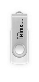 4Gb Mirex Swivel белая 2.0