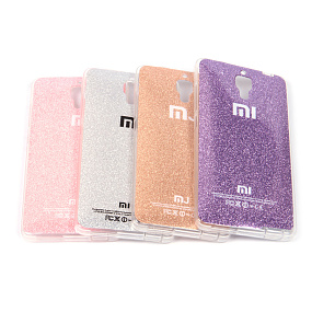 Силиконовый чехол Xiaomi Mi 4 алмазная пыль фиолетовый