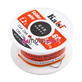 Припой Kaisi 0,6 мм 50 г Sn60Pb40