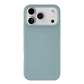 Кейс iPhone 17 Pro Max/18 Pro Max Silicone Case без логотипа морская волна