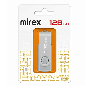 128Gb Mirex Swivel серебро 2.0