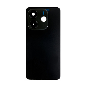 корпус для телефона Xiaomi Redmi Note 14 4G (24117RN76O/24117RN76G) Задняя крышка Черный - Премиум