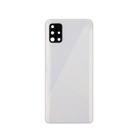 корпус для телефона Samsung A515F (A51) Задняя крышка (белый) - Премиум