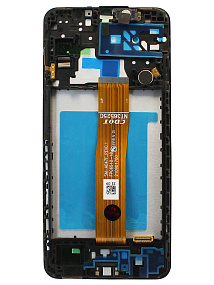 Дисплей для телефона Samsung A047F (A04s) модуль Черный - Оригинал - Восстановленный