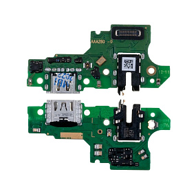 Шлейф OPPO A15/A15s плата на системный разъем/разъем гарнитуры/микрофон