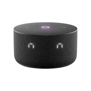 Умная колонка Яндекс Станция Мини 3 с часами 12W черная