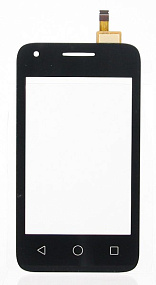Сенсор для телефона Alcatel OT-4009D (Pixi 3) (3,5") Черный