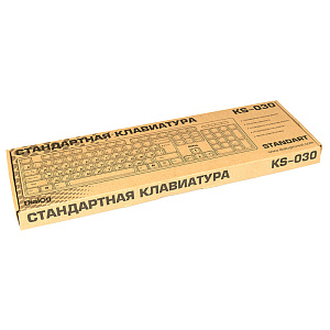 Клавиатура Dialog KS-030U черная/красная USB