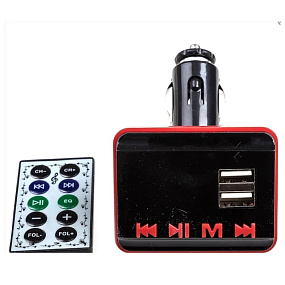 FM-модулятор ALS-A11 (MicroSD, 2 USB,Bluetooth) черный